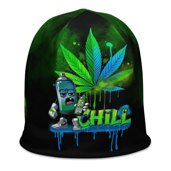 Chill Vibes Beanie Black - Image 4