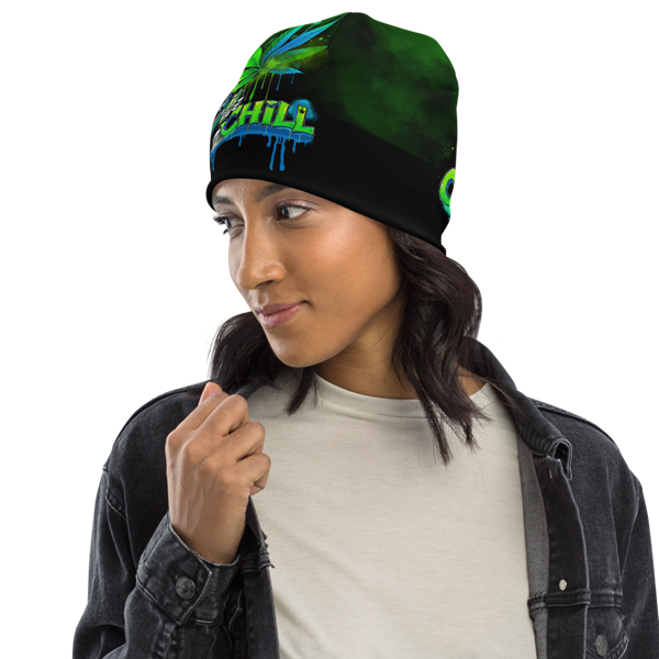 Chill Vibes Beanie Black - Image 11