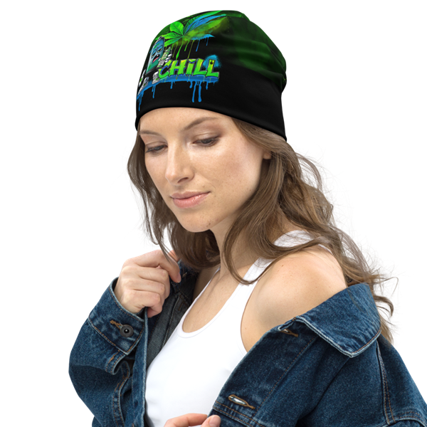 Chill Vibes Beanie Black - Image 10