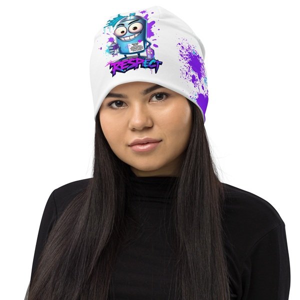 Graffiti Respect Beanie - Image 7