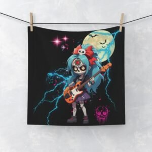 Zombees Luzi Flores Bass Guitarist Face Towel