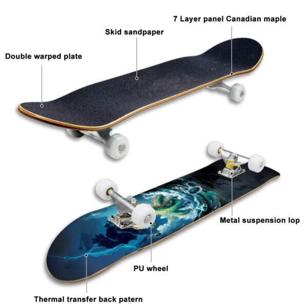 Water Dragon Skateboard - Image 5