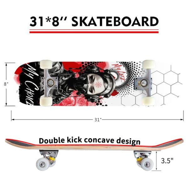 My Life My Choice Skateboard - Image 3