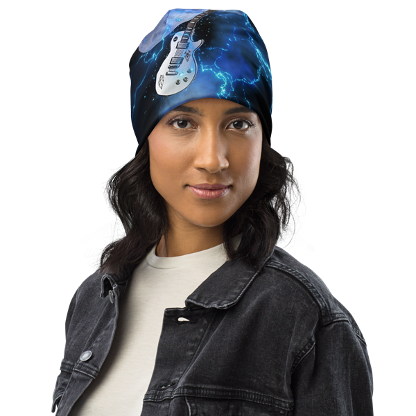 Cosmic Guitar Beanie - Image 3