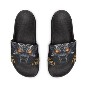 Fierce Panther Deco Slides black sole