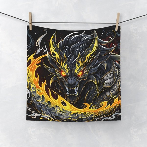 Fierce Panther Face Towel