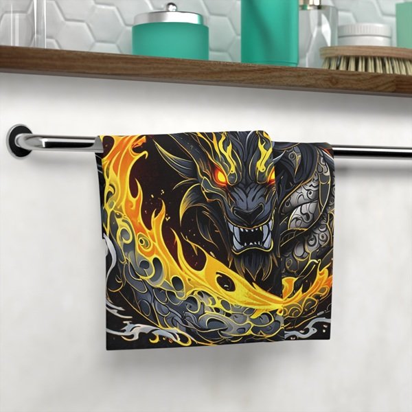 Fierce Panther Face Towel - Image 4