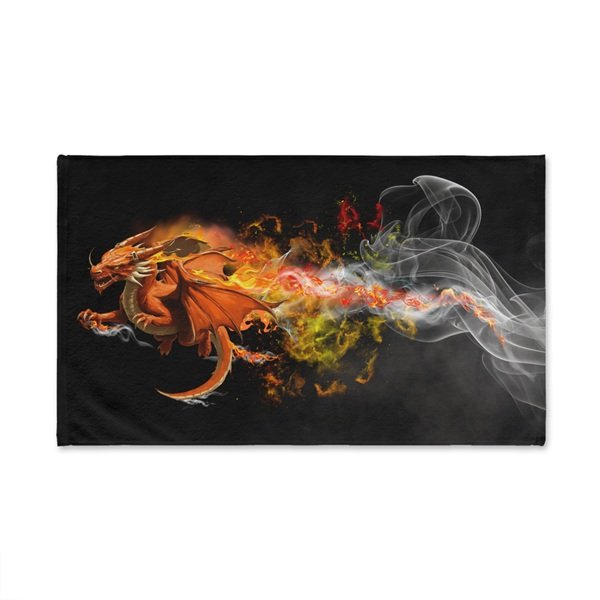 Fire Dragon Hand Towel