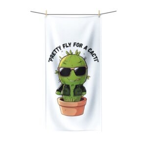 Pretty Fly for a Cacti Bath Towel Front