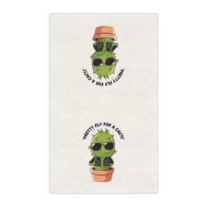 Pretty Fly for a Cacti Hand Towel Front