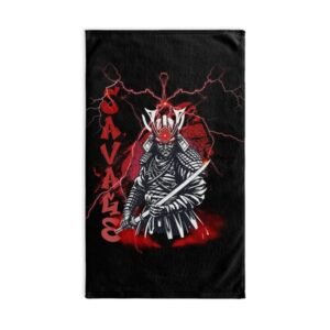 Savage Samurai Hand Towel Front