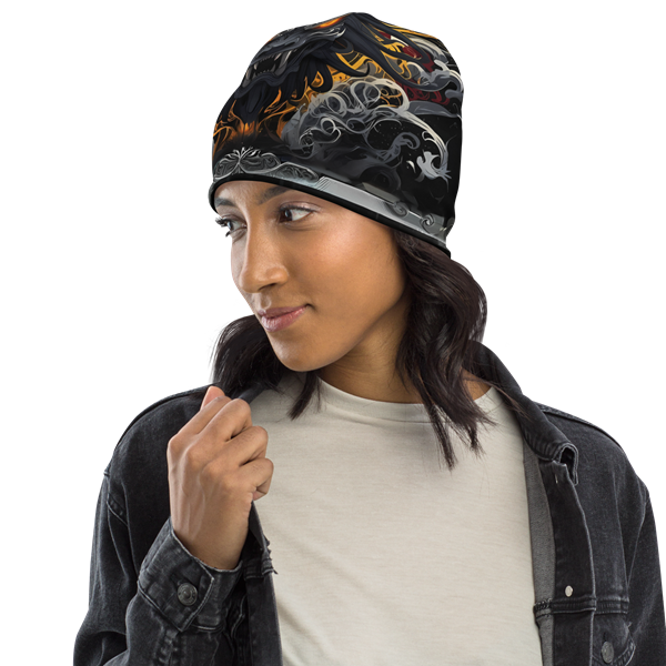 Tribal Dragon Beanie - Image 6