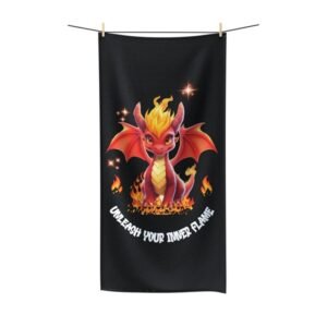 Whimsical Dragon Bath Towel