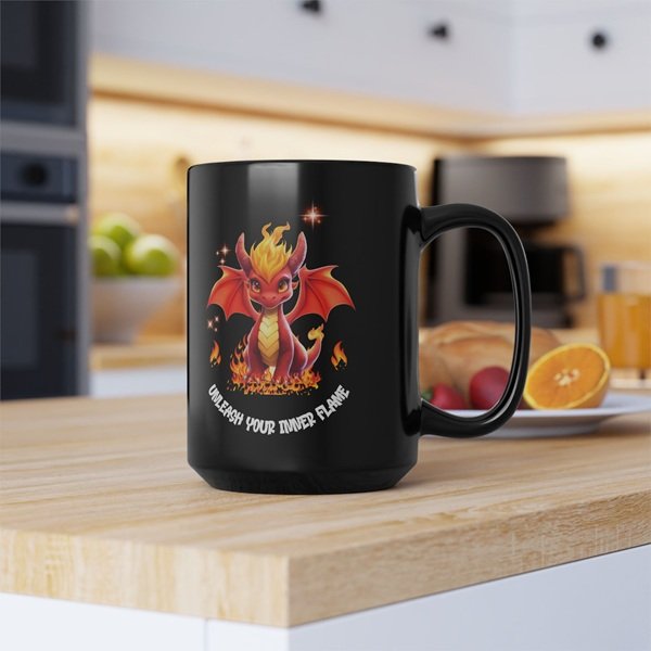 Whimsical Dragon Coffee Mug