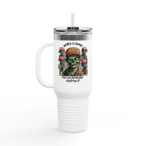 Winter is Coming Travel Mug - white Right