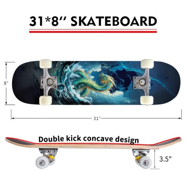 Water Dragon Skateboard - Image 3