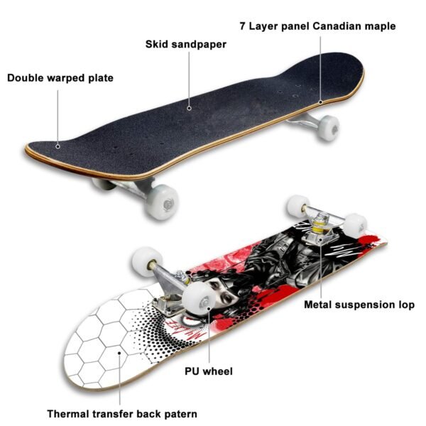 My Life My rules Skateboard Details