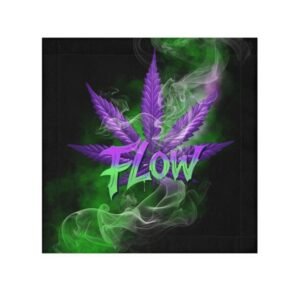 Cannabis Flow Face Towel