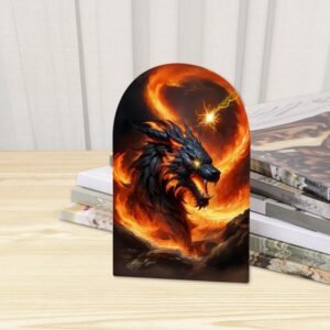 Fiery Dragon I Bookends
