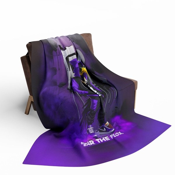 Fear the Flock Fleece Blanket