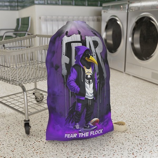 Fear the Flock Laundry Bag