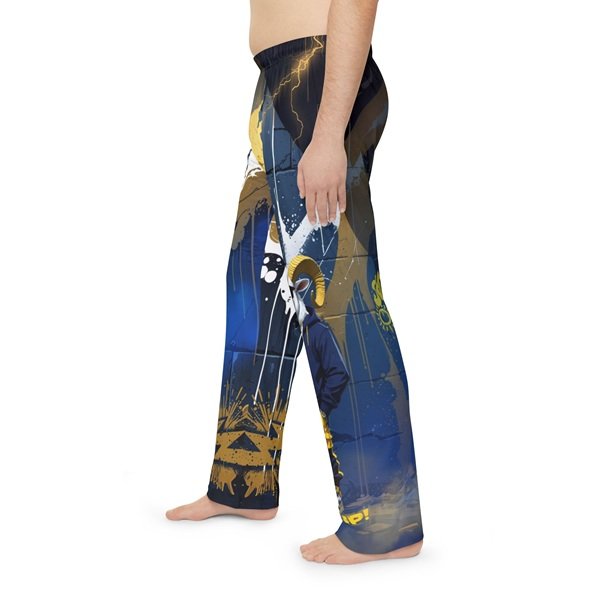Horns Up Pajama Pants Side