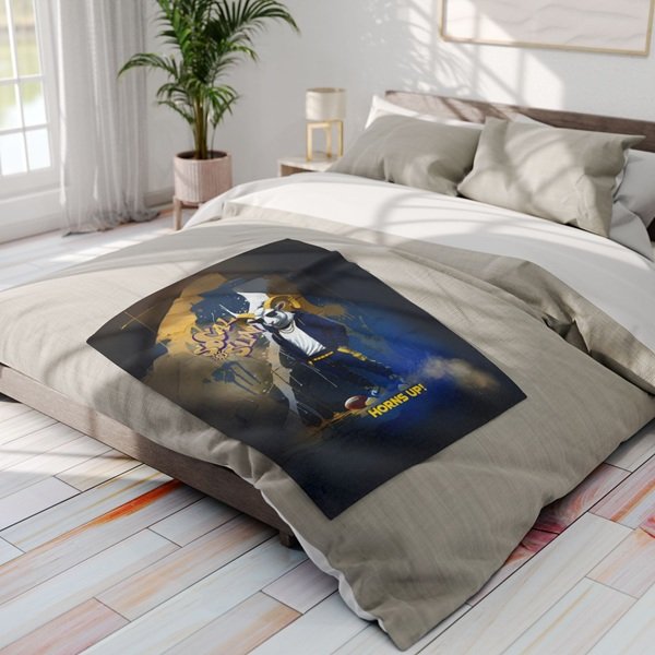 Horns Up Blanket Context 3, 30'' × 40''