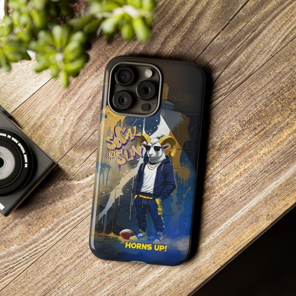 Horns Up Phone Case iPhone 15 Pro Max, Glossy