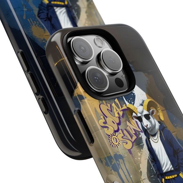 Horns Up Phone Case iPhone 16 Pro, Glossy (1)