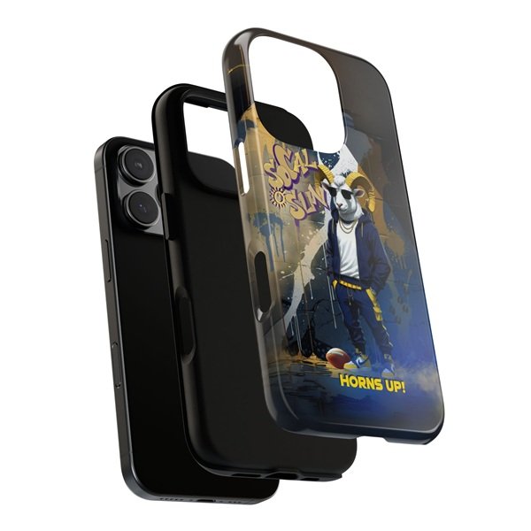 Horns Up Phone Case iPhone 16 Pro, Glossy