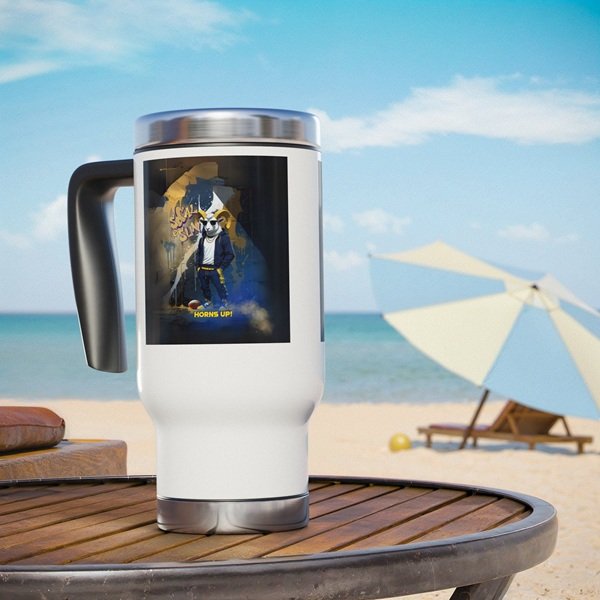 Horns Up Travel Mug Context 1