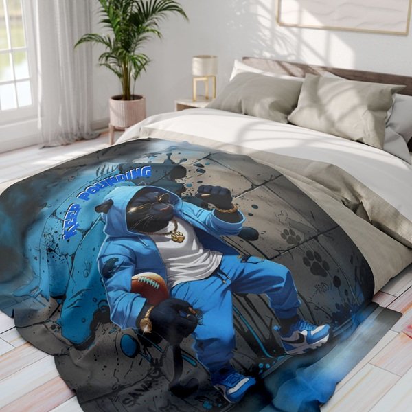 Keep Pounding Blanket Context 3, 60_ × 80_