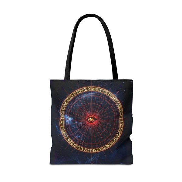 Shed the Doctrine Keep the Core Tote Bag Back, 18_ × 18'', Black