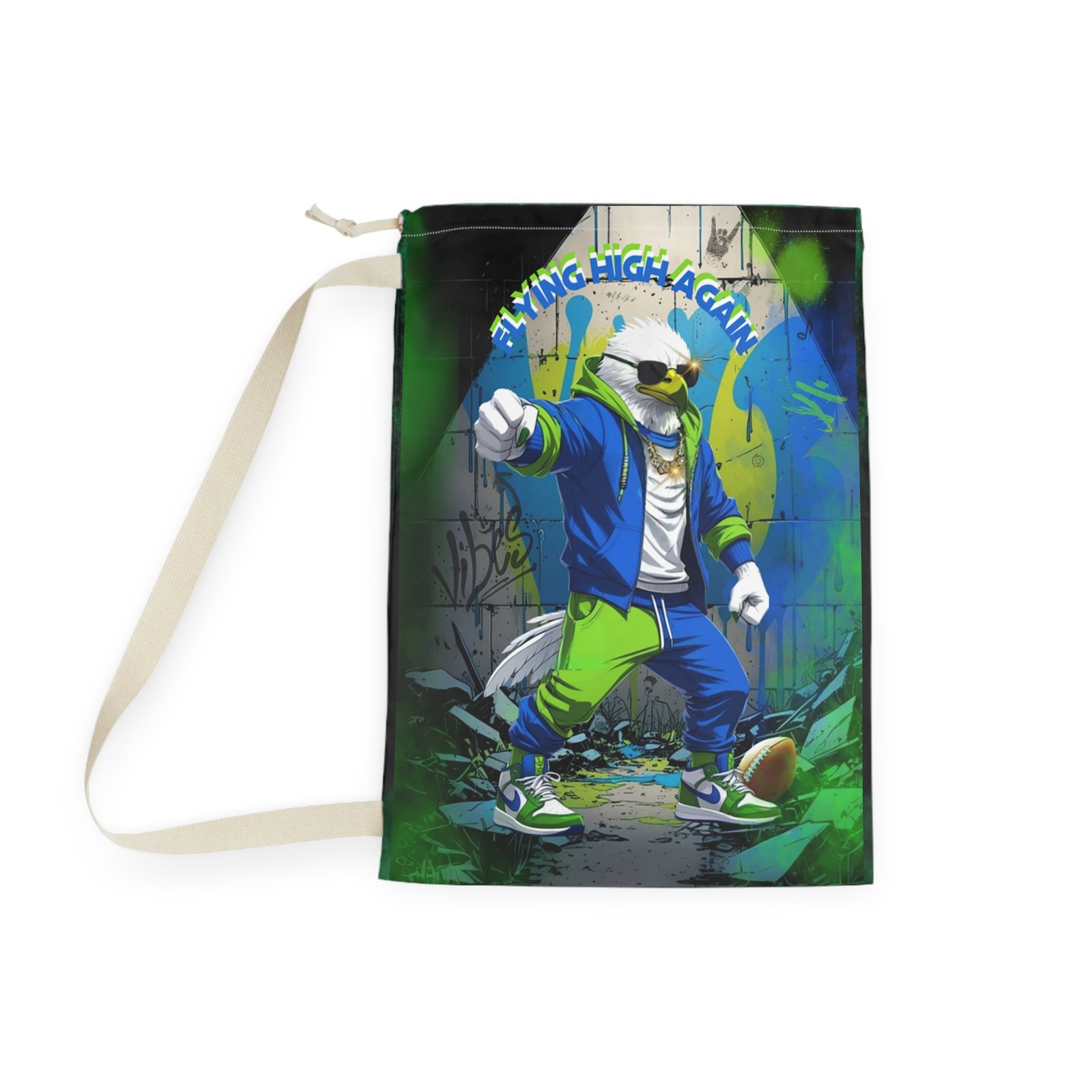 Flying High Again Laundry Bag - Image 6