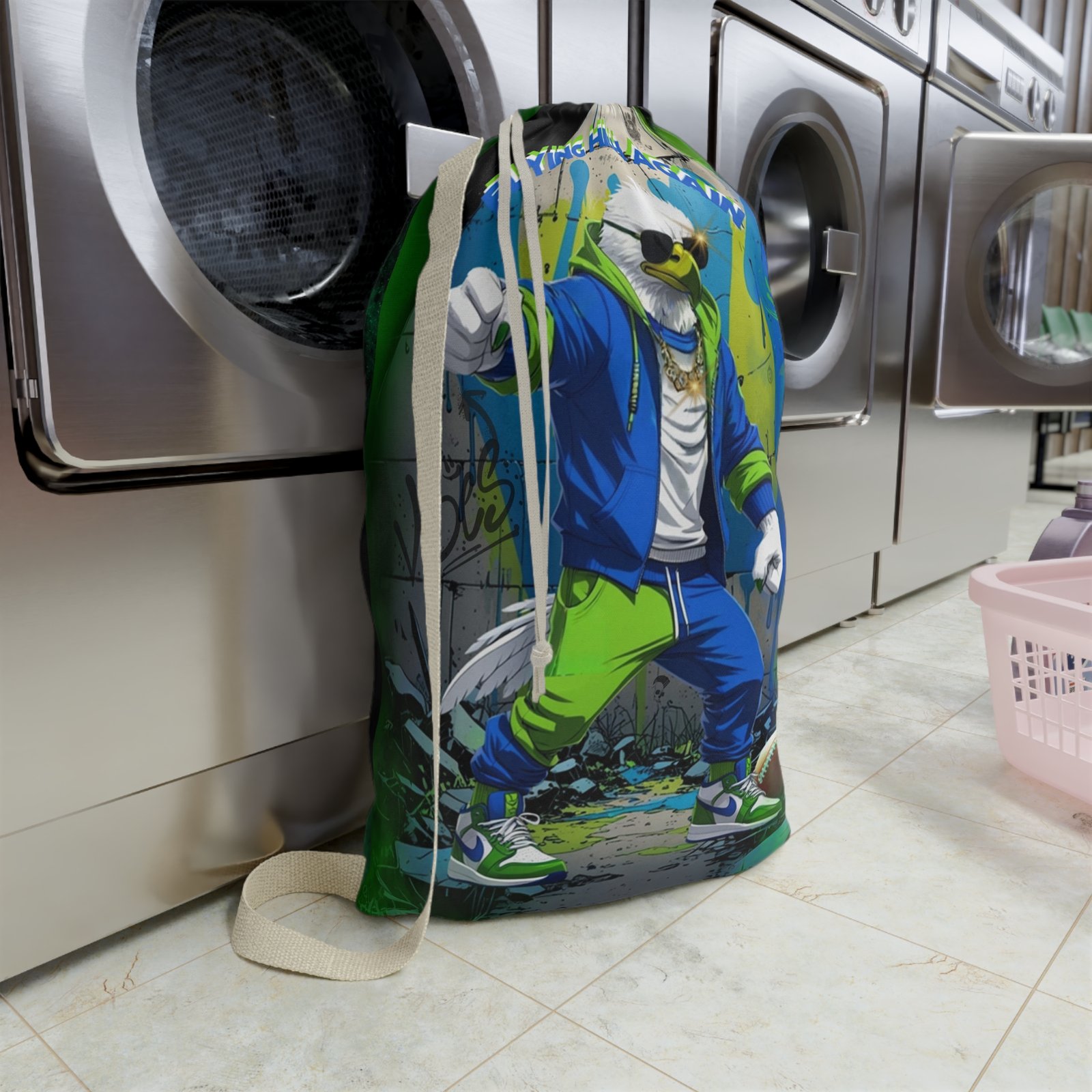 Flying High Again Laundry Bag - Image 8