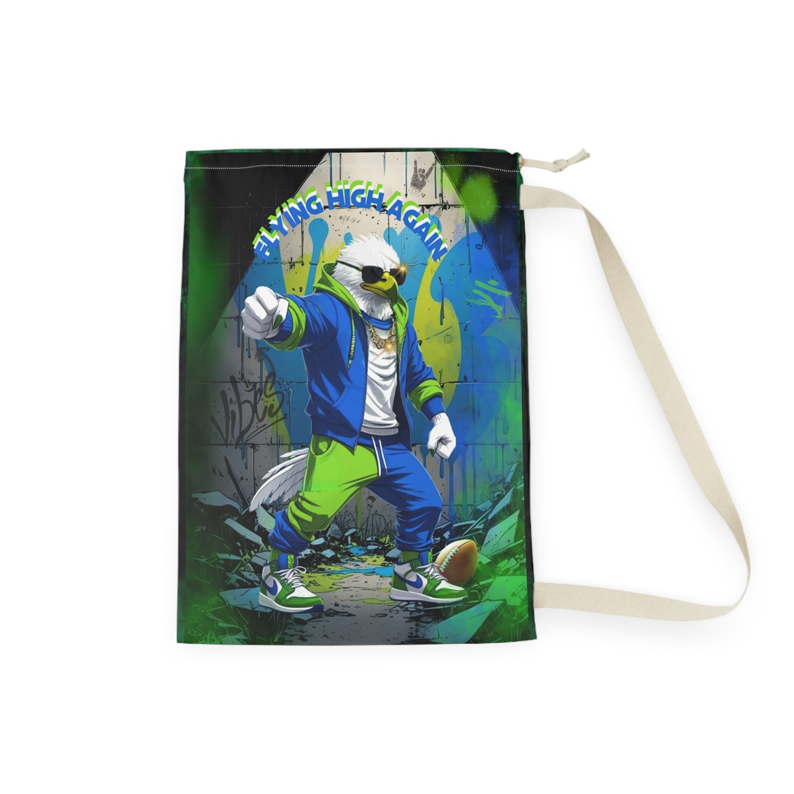 Flying High Again Laundry Bag - Image 5