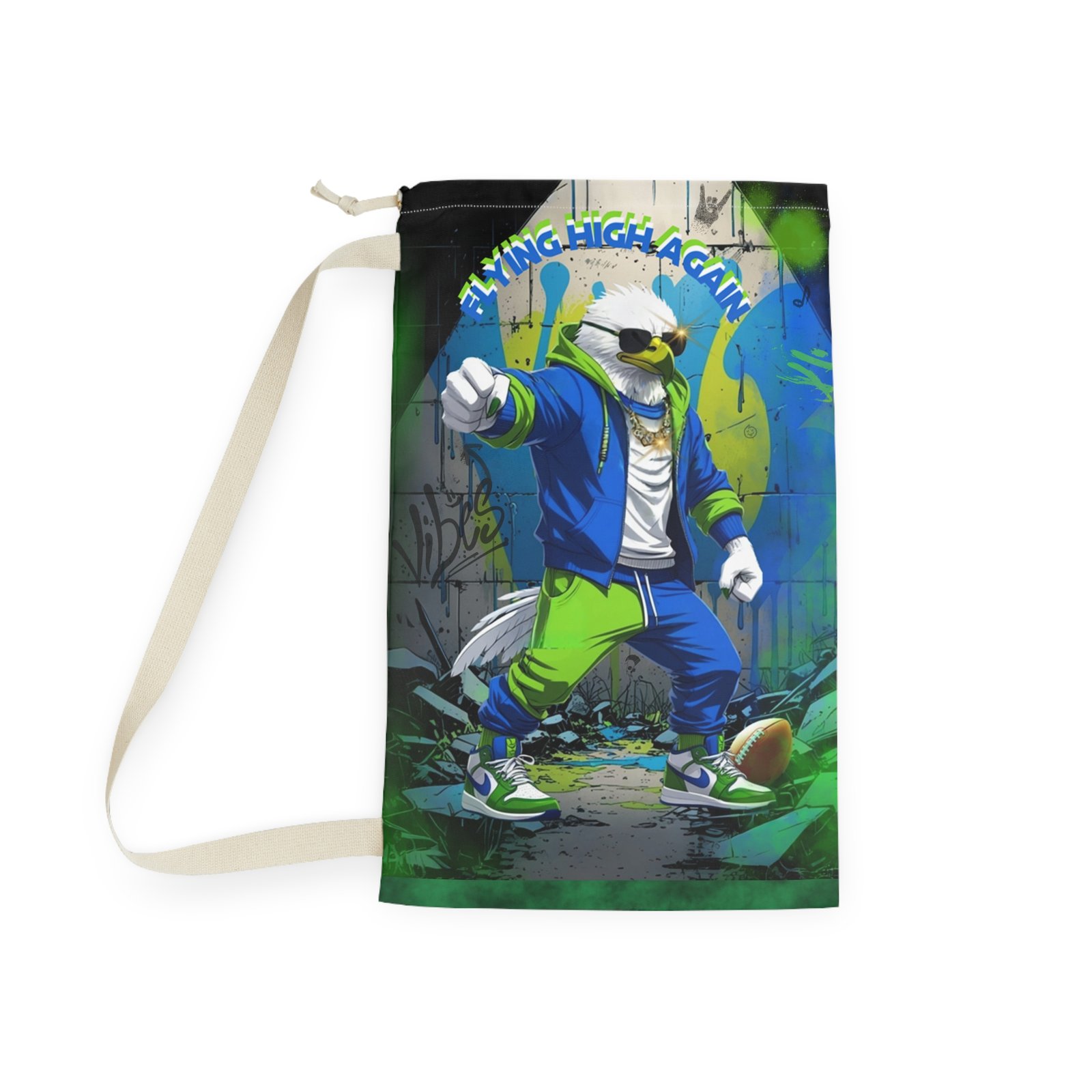 Flying High Again Laundry Bag - Image 2