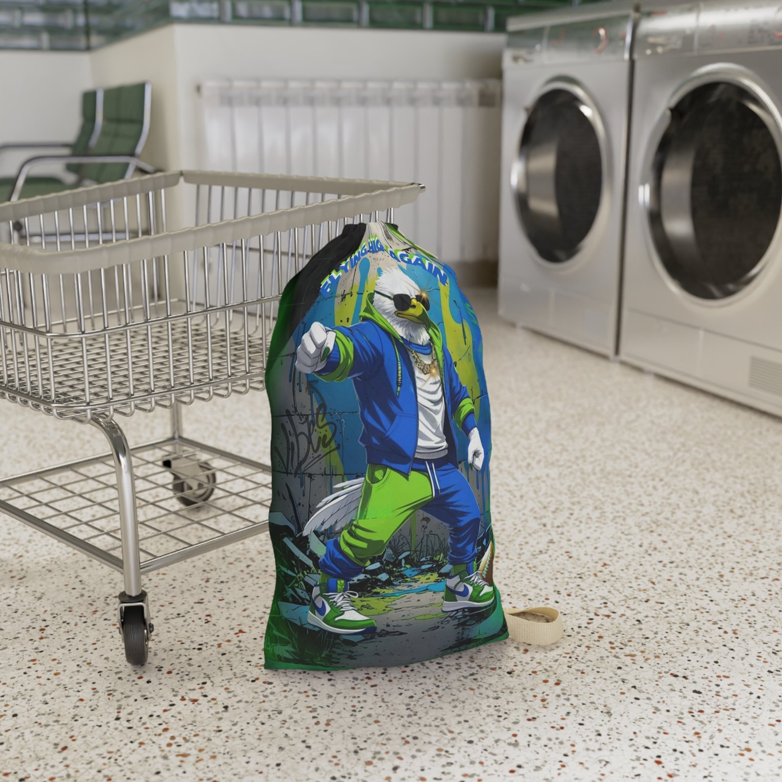Flying High Again Laundry Bag - Image 3