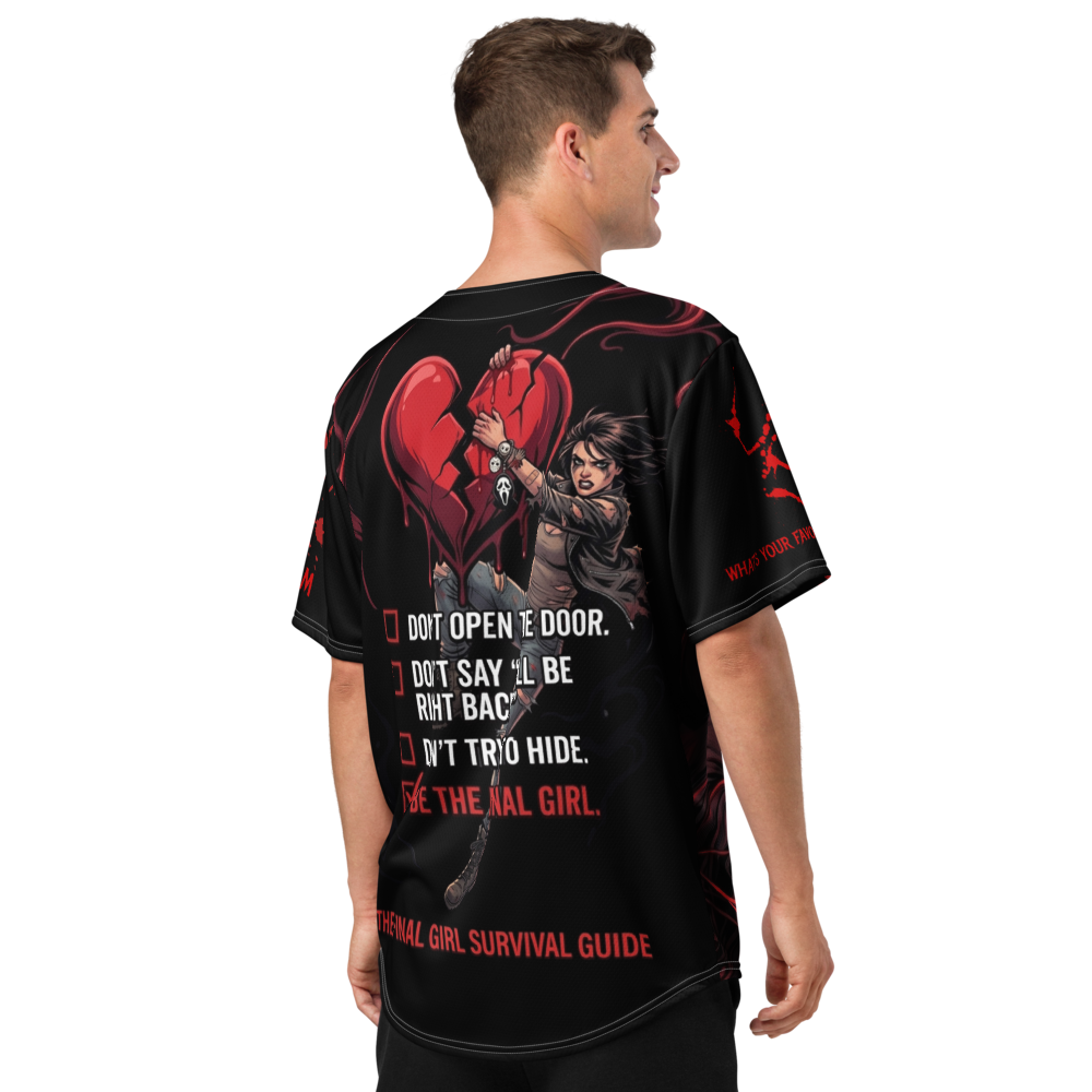 The Ultimate Slasher Survival Guide Baseball Jersey - Image 5